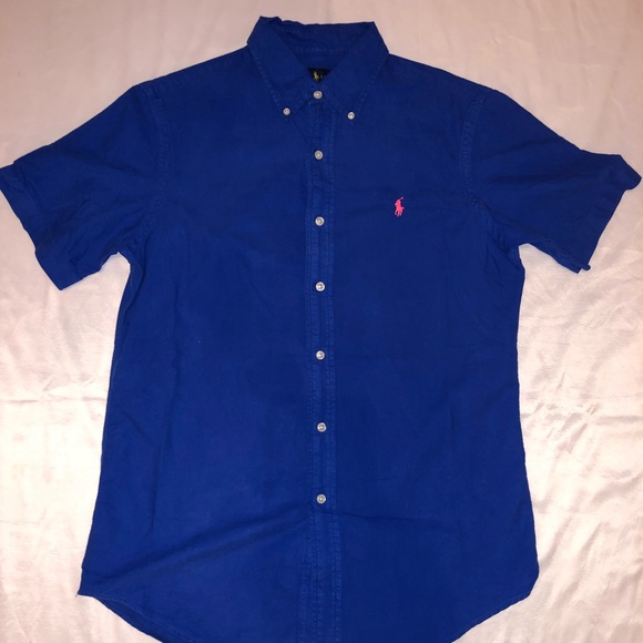 Polo By Ralph Lauren Blue Button Down - Picture 4 of 6